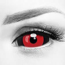 Image result for black sclera contacts