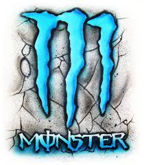 Black And Blue Monster Drink Pin On Things I Like