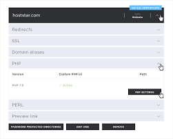 Support Change Php Version Hosting Hoststar