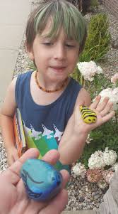 Bluebirds visiting outside office