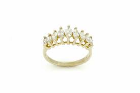 It's called your golden jubilee for a reason — this important milestone is the perfect opportunity to commemorate your love with gold jewelry. 1 Ctw Diamond Anniversary Ring In 14kt Yellow Gold Haddad Jewelers