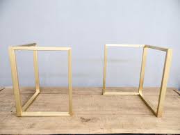 28 H X 23 D X 23 S L Look Brass Dining Table Base Trestle Set 2 Dining Table Bases Dining Table Legs Brass Dining Table