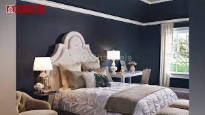 Differing shades of brown in a variety of textures add dimension: Best Blue Gray Paint Bedroom Design Ideas Youtube