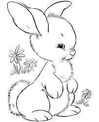 Download and print these baby bunny coloring pages for free. Cute Easter Bunny Drawing Easter Bunny Colouring Animal Coloring Pages Cute Coloring Pages
