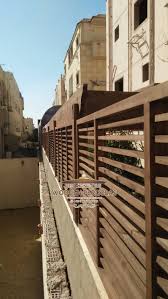 سور خشب شرائح مودرن لتعلية سور الحديقه برجولات خشبية Wooden Pergolas