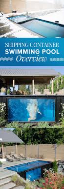 Shipping Container Swimming Pool An Innovative Pool Design For Your Home Home Design Lover Shipping Container Swimming Pool Container Pool Shipping Container