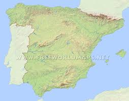 Spain is the city famous in all the world for tourism many countries are famous in and all the world many pepols are visited in this country many years so to download this map free of cost. Spain Physical Map