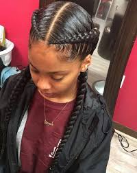 Box braids to the floor. 50 Natural And Beautiful Goddess Braids To Bless Ethnic Hair In 2020