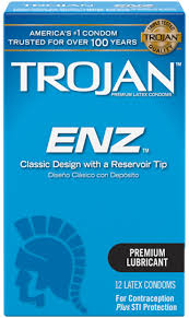 Trojan Enz Lubricated Condoms