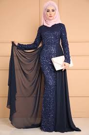 Sifon Kuyruklu Payetli Abiye Pn2002 Laci Fashion Gowns Evening Dresses Hijab Dress Party