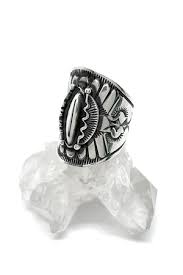Derrick Gordon Repoussè Sterling Silver Ring (Size 7 ½)