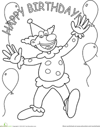 These birthday coloring pages are ideal for setting the temperament for a birthday celebration. Happy Birthday Coloring Pages Education Com