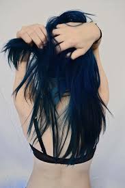 Dark Blue Hair Hair Styles Dyed Hair Blue Hair