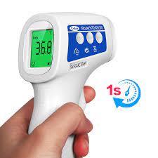 Infrared Thermometer Device Non Contact Body Temperature Forehead In 2021 Infrared Thermometer Forehead Thermometer Thermometer Fever