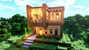 A modern house with three levels arrangement is straightly delivered in this design. Minecraft How To Build A Wooden Survival House Minecraft House Tutorial Youtube