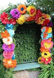 Find the perfect mexican paper flowers stock illustrations from getty images. Mexican Tissue Paper Flowers Photo Wall Wedding Fiesta Decorations Set Of 10 Mexican Tissue Paper Flowers Mexican Party Theme Fiesta Decorations