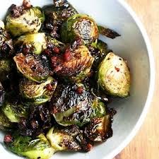 Ina halves the sprouts first and then coats them generously with olive oil. Ina Garten S Roasted Brussels Sprouts With Balsamic Youtube