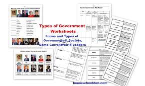 Types Of Governments Worksheets World Leaders Currently Free With Images How To Memorize Things Government Type Free Homeschool