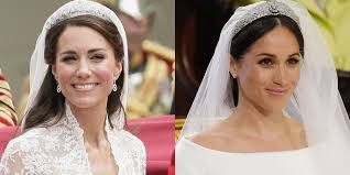 The hair and makeup worn by meghan markle for her 2018 wedding to prince harry contrast considerably from kate middleton's 2011 bridal look, and even more from princess diana's in 1981. Meghan Markle S Royal Wedding Makeup And Kate Middleton S Wedding Makeup Compared