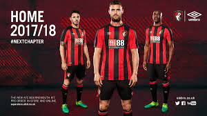 Afc bournemouth barnsley birmingham city blackburn rovers brentford bristol city cardiff city coventry city derby dean court, kings park bh7 7af bournemouth, dorset. Afc Bournemouth On Twitter Introducing Our New 2017 18 Umbrouk Home Kit Https T Co Bevkoyg3a8 Afcb