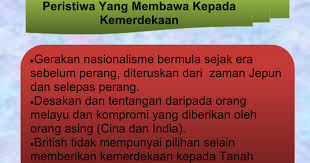Kronologi mendapatkan kemerdekaan malaysia by suraya_norazmi. Sejarah Kemerdekaan Negara Pptx Google Slides