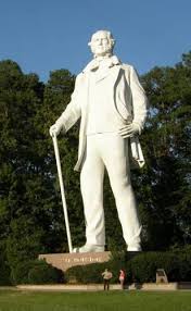 In september 1991 at a planning session for the 1993 bicentennial of sam houston's birth, artist david adickes conceived the idea to build something really big that would be here for houston's tricentennial or quadcentennial. The 67 Foot Sam Houston Statue I 45 S Exit 112 I 45 N Exit 109 Photo Courtesy Barclay Gibson October 2010 The Lifesize Sam Houston Texas History Houston