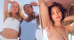 Like most hair on your body, pubic hair is thought to have some protective benefits. Women Model Pubic Hair On Beach For Body Positive Campaign Unilad