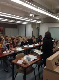 Dona And Laura With The Students At George Brown College Studying Interior Design