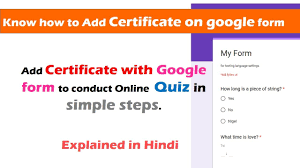 Do you want to view the answers to a quiz before or after a test? How To Send Certificate Via Google Form Make Google Quiz And Send E Certificate Automatically Youtube