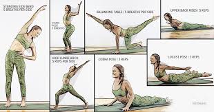 The 7 Best Back Exercises For Spine Health Yoga Ubungen Yoga Ubungen