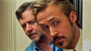 Nice Guys' Ryan Gosling, Russell Crowe enjoy themselves