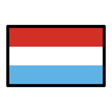 Möchten sie nach luxemburg reisen? Flagge Luxemburg Emoji