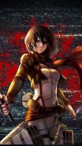 1080x1920 Kyojin Mikasa Ackerman Wallpaper 558308 Attack On Titan Tattoo Anime Warrior Girl Attack On Titan Anime