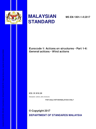 Sehingga hari ini, pelbagai inisiatif dan bantuan kerajaan diumumkan sejak pn memerintah bermula 1 mac lalu. Ms En 1991 1 4 2017 Wind Load Malaysia Standardization