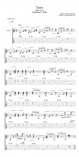 django reinhardt tears fingerstyle guitar tab pdf guitar