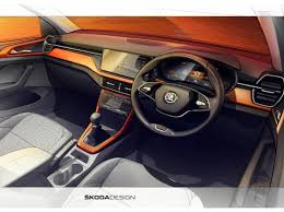 2021 skoda fabia the new skoda fabia will be powered by the new 1.0 tsi petrol engine which will deliver an output of 95 ps. 2021 Skoda Fabia Interior Previewed Reminiscent Of Kushaq