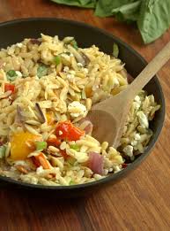 Add the mayonnaise and puree. Ina Garten S Orzo With Roasted Vegetables And They Cooked Happily Ever After Recipe Food Network Recipes Recipes Roasted Vegetables