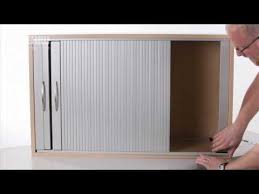 installing a double horizontal tambour door with top track plastic storage cabinets diy door door repair