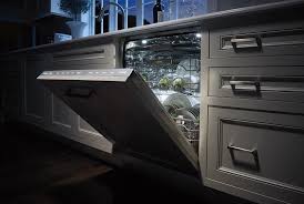 Subzeroandwolf Refrigerator And Freezer Drawers Recessed Into The Wall Looks More Like Cabinetry Than A Frid Studio Kitchen Wine Storage Kitchen Dishwasher
