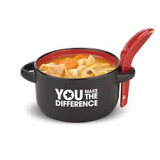 difference red soup mug spoon 750120