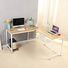 Mr ironstone did a phenomenal job constructing this desk, as the brand uses p2 mdf board and a metal frame. Mr Ironstone L Shaped Desk Corner Table Computer Desk 59 Pc Laptop Study Writing Table Workstation For Home Office Cheap Office Furniture L Shaped Desk Desk