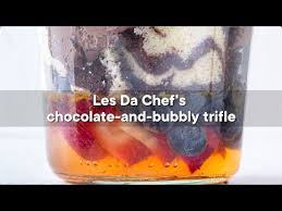 Les da chef is well known for creating a cooking community on social media and his cookbook 'dijo'. Les Da Chef S Choc And Bubbly Trifle Youtube