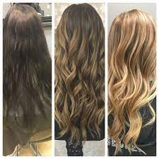 Two Step Process From A Dark Violet Color To Blonde Balayage Thank God For Olaplex Amyneddermanhair Blonde Balayage Hair Hair Makeup