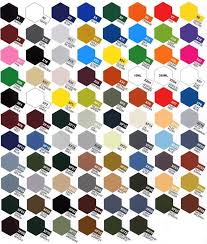 10 Bottle Set Tamiya Acrylic Paint Mini Choose Your Colors From List Below Paint Color Chart Paint Charts Painting