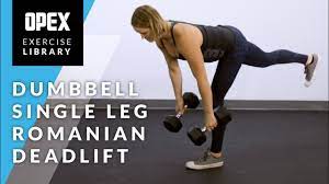As a result, we normally use them as an assistance lift instead of the main lift. Dumbbell Single Leg Romanian Deadlift Opex Exercise Library Youtube