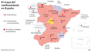 Gran mapa detallado de españa con ciudades. El Mapa De Las Restricciones En Espana Para El Puente De Todos Los Santos Asi Esta La Situacion En Cada Comunidad