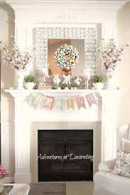 Winter Be Gone Spring Easter Decor Easter Mantle Spring Mantle