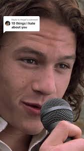 Replying to @Angel Patrick singing "Can't Take My Eyes Off You" to Kat IS  the blueprint. 🎥: 10 Things I Hate About You, streaming