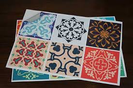 small bathroom? use wall tile decals