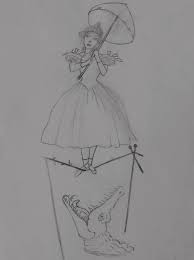 Stretching Portrait Tightrope Walker Drawing By Patricia Thomas Can you survive 1000 rooms of adorable terror? stretching portrait tightrope walker by patricia thomas